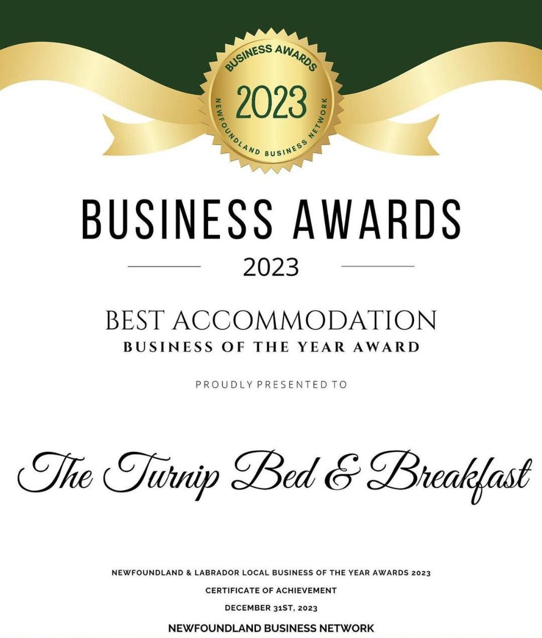 The Turnip Bed And Breakfast Parson's Pond Exteriör bild